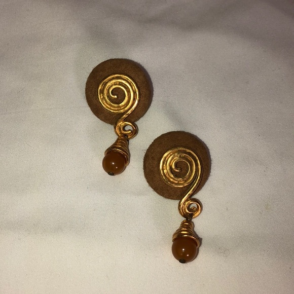 Vintage costume jewelry earrings - Picture 3 of 5